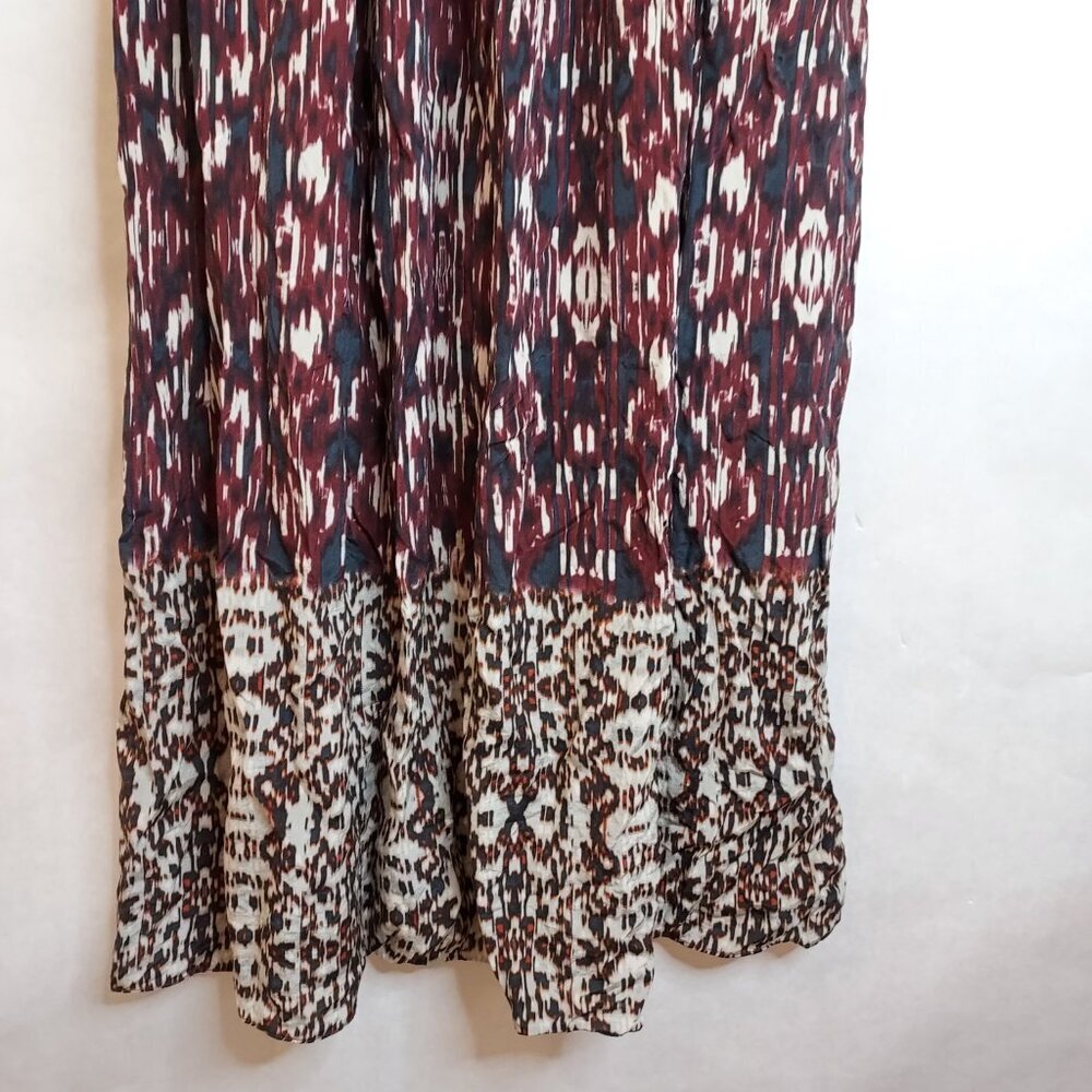 Jigsaw Maxi Slip Dress Women XL 100% Silk Empire Waist Lined Regency Fairy Flowy - Picture 4 of 15